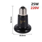 Ceramic Pet Heating Lamp — E27 Reptile Bulb for Tortoises, Snakes & Spiders