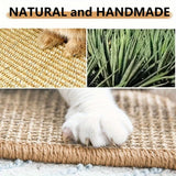 Natural Fiber Chew Mat — Anti-Slip Pad for Rabbits & Small Pets