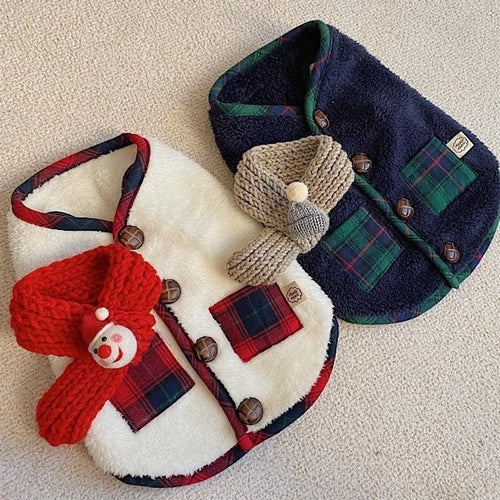 Christmas Winter Vest for Golden Retriever & Large Dogs