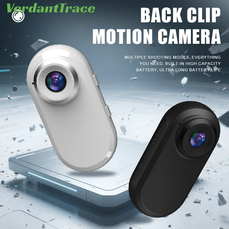 VerdantTrace VTA1 HD 1080P Pet Collar Action Camera - Lightweight Mini Body Cam