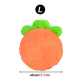 Carrot-Shaped Pet Mat — Soft Sleeping Bed for Small Animals