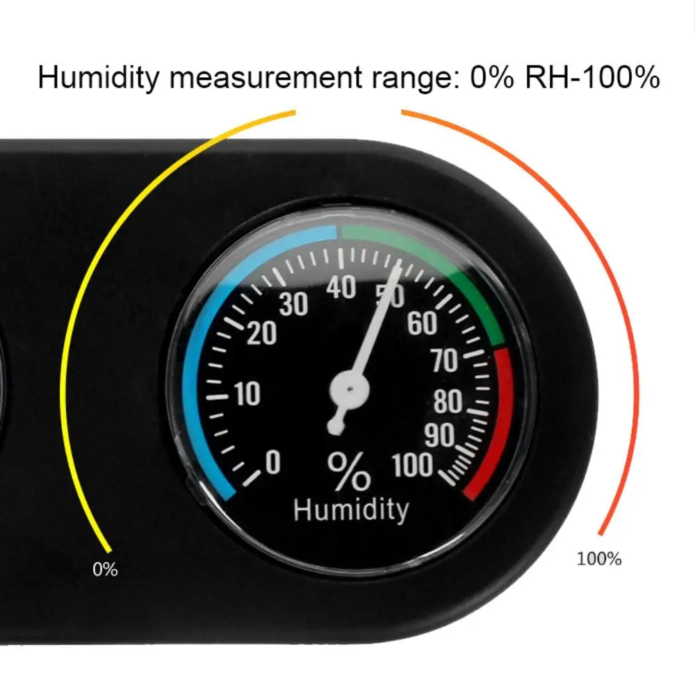 2-in-1 Reptile Tank Thermometer & Hygrometer Monitor