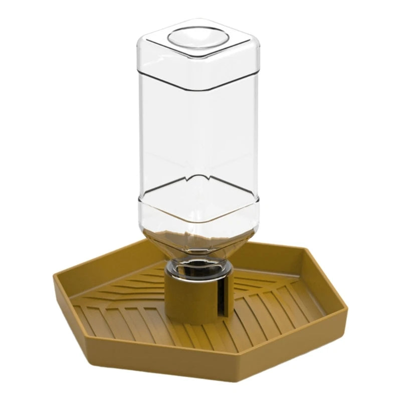Antislip Automatic Reptile Water Bowl — Easy-Fill Dispenser for Lizards & Turtles