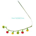 Colorful Tomato Tassel Cat Teaser Wand — Interactive Indoor Play Toy for Cats