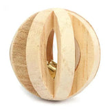 Natural Pine Chew Toys — Roller & Dumbbell Molar Toys for Small Pets