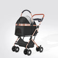 Small Pet Stroller Lightweight Foldable Outdoor Outing Cart for Dogs & Cats