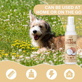 Coconut Scent Dog Deodorizing Spray — Long-Lasting Grooming Cologne, 100ml