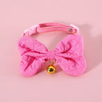 Candy Color Bow Collar for Cats & Small Dogs