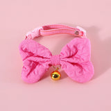 Candy Color Bow Collar for Cats & Small Dogs