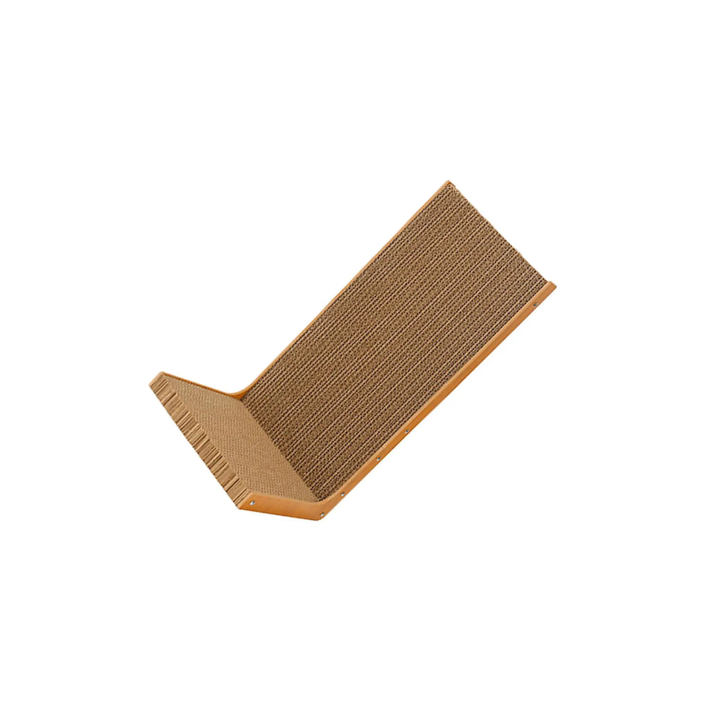 Large Cardboard Cat Scratcher & Nest Bed — Full-Stretch Scratch Pad