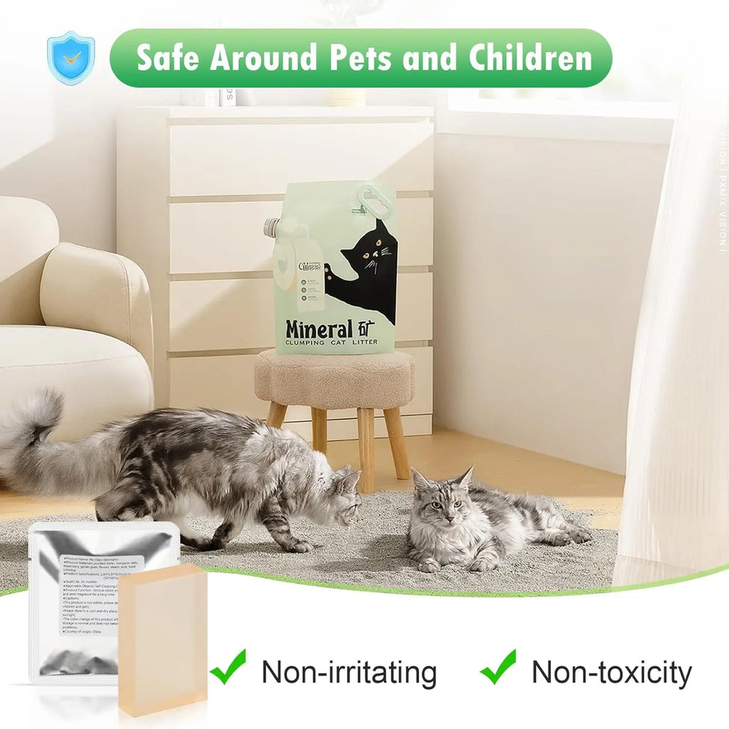 6-Pack Floral Deodorizer Gel — Long-Lasting Odor Neutralizer for Meowant Self-Cleaning Litter Boxes