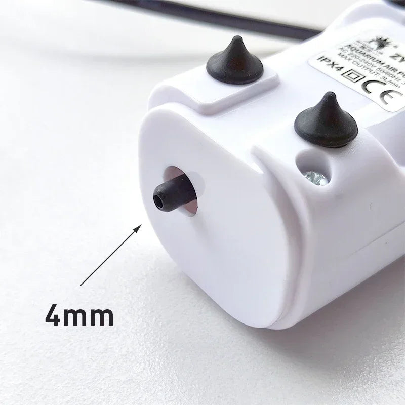 Ultra-Silent Aquarium Air Pump 3W Multi-Outlet Full Kit