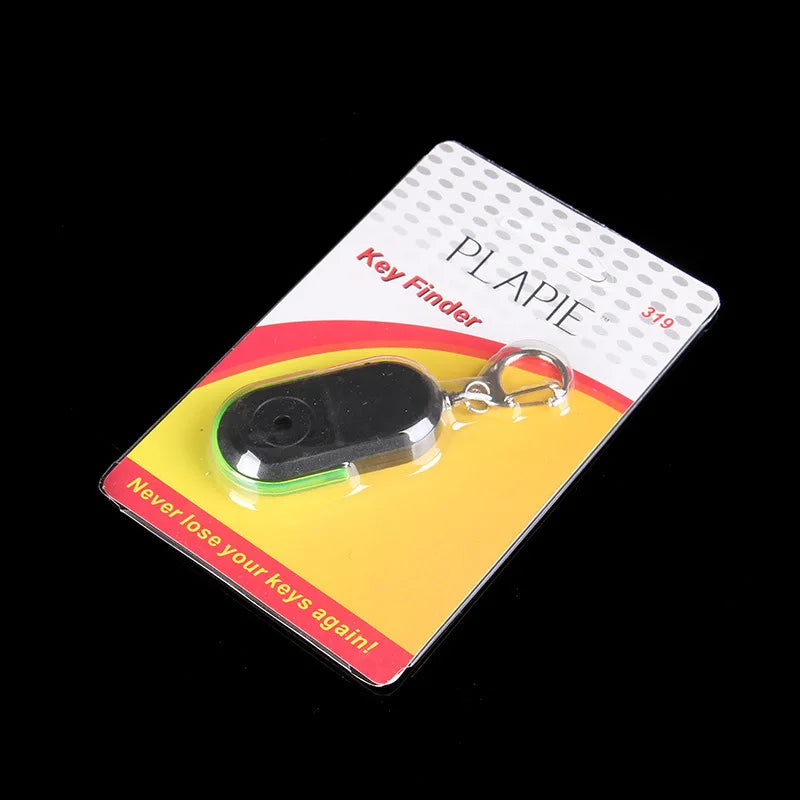 Key Finder Keychain with Whistle Control, LED Torch & Anti-Lost Alarm