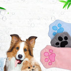 Coral Fleece Pet Towel Glove — Quick-Drying Absorbent Cleaning Cloth