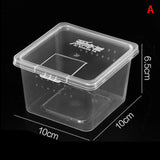 Transparent Vivarium Lid — Ventilated Cover for Reptile Breeding Boxes