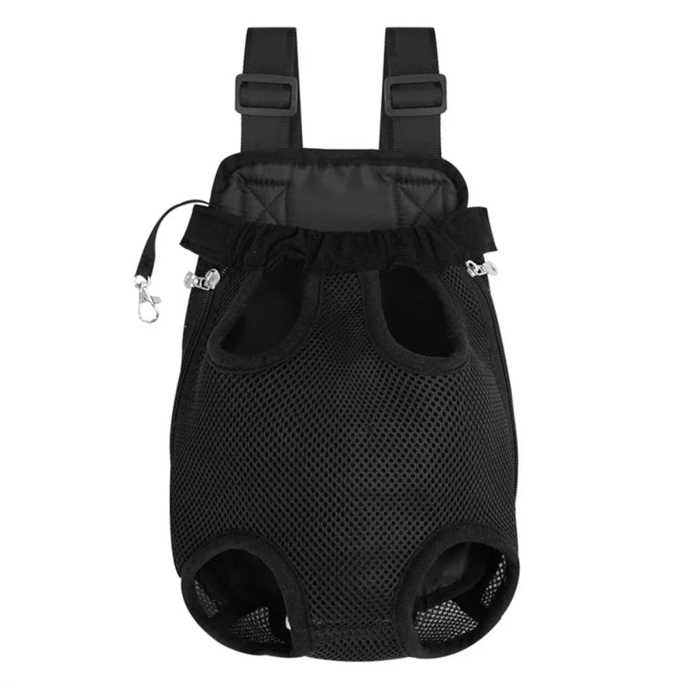 Double-Shoulder Pet Carrier Backpack (Breathable, Adjustable, Dog & Cat)