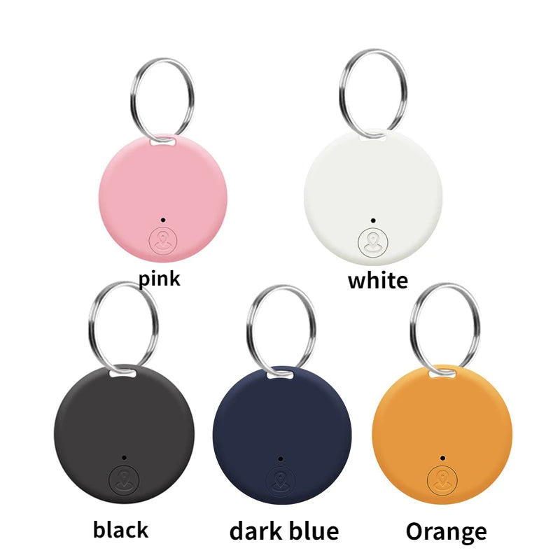 5-Pack Bluetooth GPS Smart Tracking Keychains - Anti-Loss for Pets, Wallets & Keys