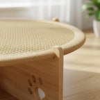 Cooling Wooden-Frame Cat Hammock Bed for Summer
