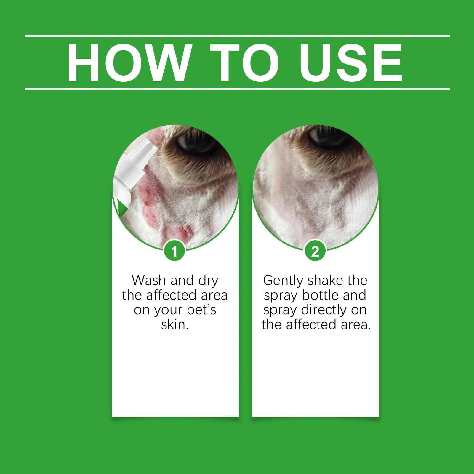 Soothing Pet Care Spray — Relieves Skin Discomfort for Dogs & Cats