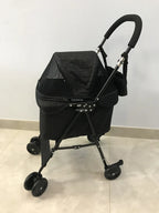 Fashion Universal-Wheel Pet Stroller — Lightweight Foldable Dog & Cat Cart with Modern Design