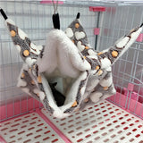 Cozy Fleece Hideout Hammock for Hamsters, Guinea Pigs & Sugar Gliders