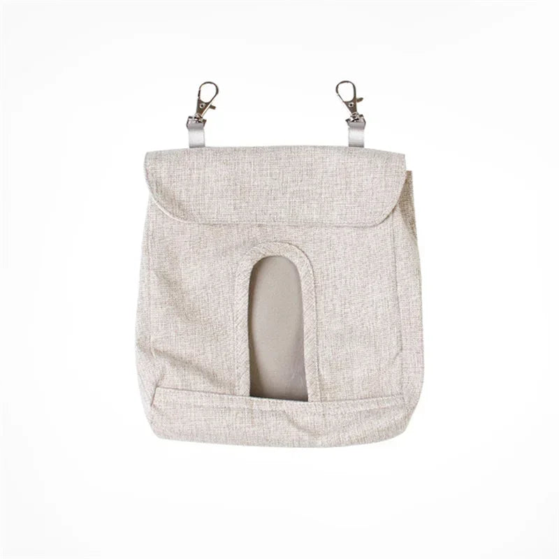 Hanging Hay Feeder Bag — Bite-Resistant Cloth Feeder for Small Pets