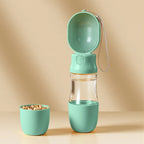 Leak-Proof Dog Water Bottle with Filter (Detachable Bowl, Outdoor, Sealed)
