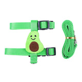 Small Pet Harness & Leash Set — Fun Fruit-Themed Design for 1-2kg Pets