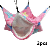 Cozy Fleece Hideout Hammock for Hamsters, Guinea Pigs & Sugar Gliders