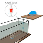 Aquarium Air Pump One-Way Check Valves (10pcs, Non-Return, Anti-Siphon)