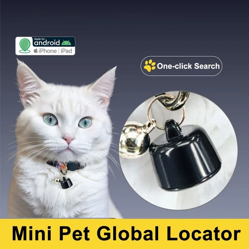 Android & iOS Mini GPS Locator for Pets - Birds, Dogs & Cats with 3-Day Track History