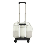 Pet Trolley Carrier Suitcase (Portable, Up to 22 lbs, Cat & Small Dog)