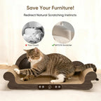 26-Inch Extra-Large Cardboard Cat Scratcher Lounge