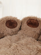 Fluffy Plush Winter Pet Bed Basket