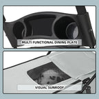 Portable Foldable Outdoor Travel Cart for Medium & Large Dogs & Cats