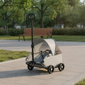 Sun Shade Pet Carriage Stroller for Small Pets — Lightweight Spacious Outdoor Carrier