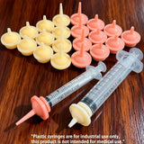 Silicone Feeding Nipples 10-Pack — For Milk, Water & Medicine