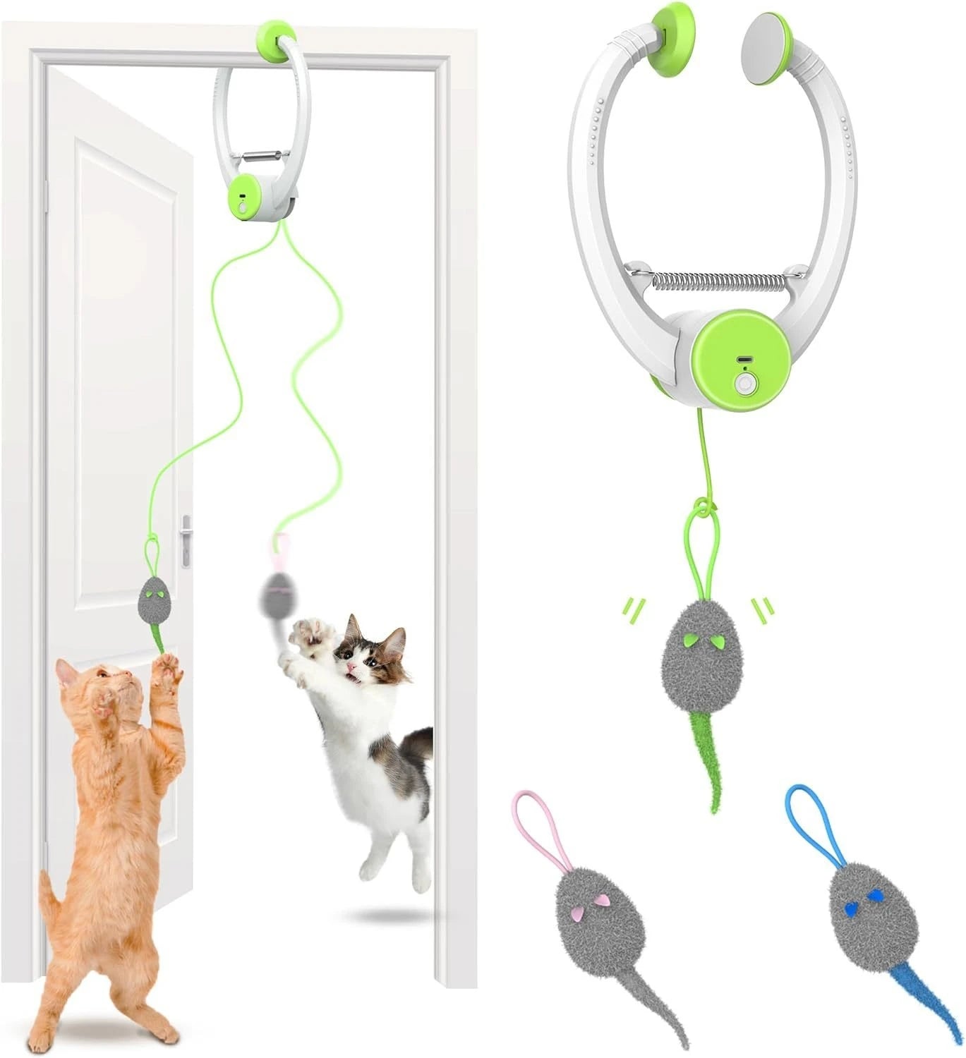 USB Rechargeable Hanging Door Cat Toy