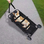 Foldable Pet Stretcher for Veterinary Transport (50kg Capacity)