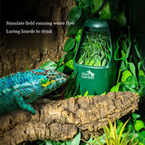 Reptile Drinking Water Fountain — Filtered Flowing Water Dispenser