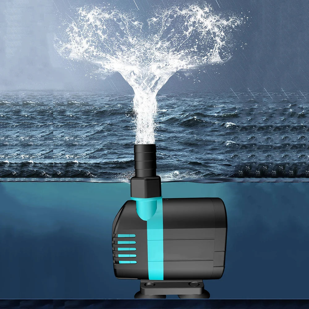 Brushless Submersible Aquarium Pump 600–4500L/H Ceramic Shaft