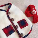 Christmas Winter Vest for Golden Retriever & Large Dogs