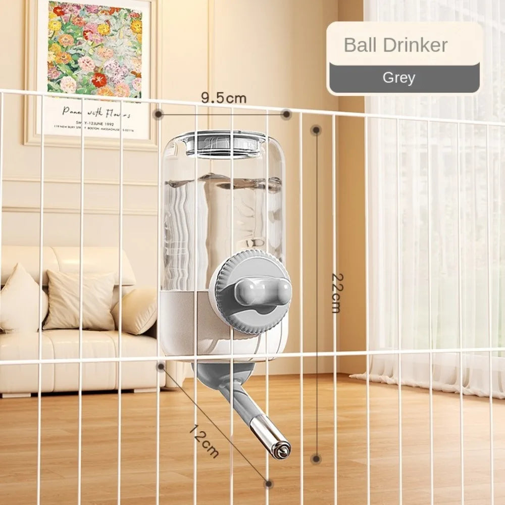 Cage-Hanging Automatic Pet Feeder (Detachable Bowl, Large Capacity)