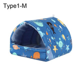 Small Animal Sleeping Nest — Warm Cotton Bed for Hamsters & Rabbits
