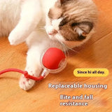 Automatic Chase Ball Toy with Tail Rope — Interactive Play for Bored Indoor Cats
