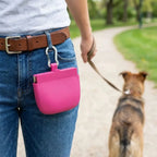 Waterproof Silicone Dog Treat Pouch (Oil-Resistant, Wipe-Clean, 5 Colors)