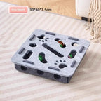 Felt Puzzle Box Cat Toy with Ball — Indoor Hunting & Exercise Puzzle for Cats