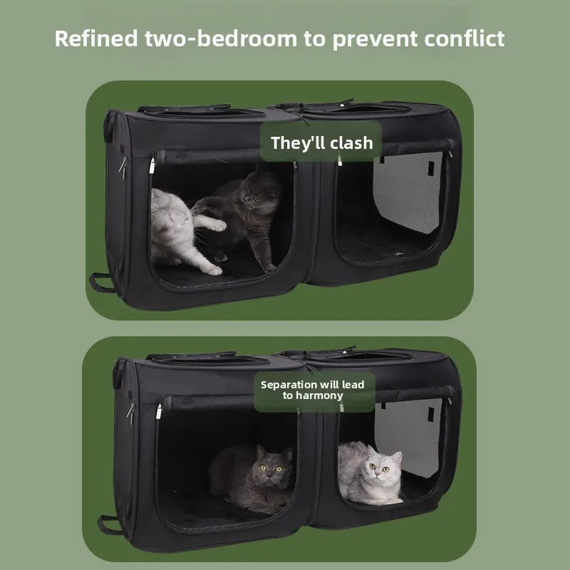 Portable Waterproof Car Pet Bed Crate (Anti-Shedding, Backseat, Foldable)