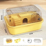 Chew-Proof Hamster Cage — Large Acrylic Habitat with Openable Top