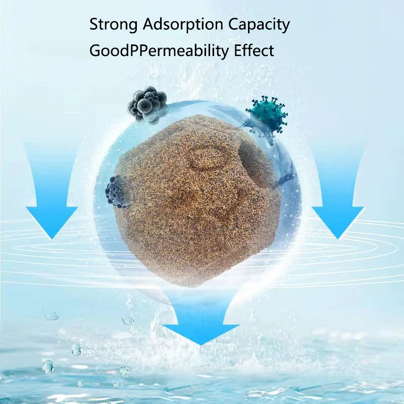 Aquarium Biological Filter Bio Balls (300g–1kg, Hollow Nano Media)